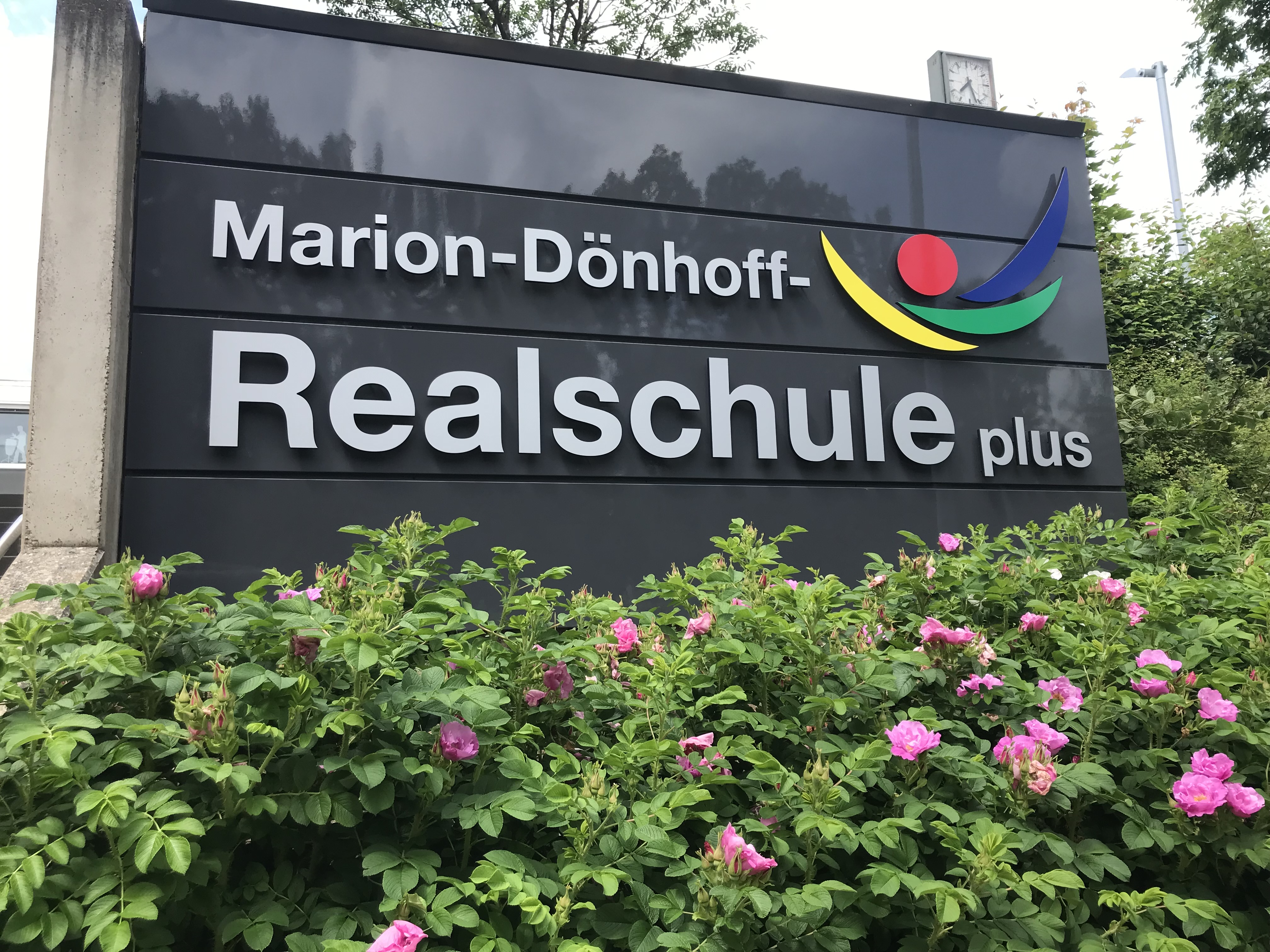 Schild Marion Dörnhoff Realschule plus